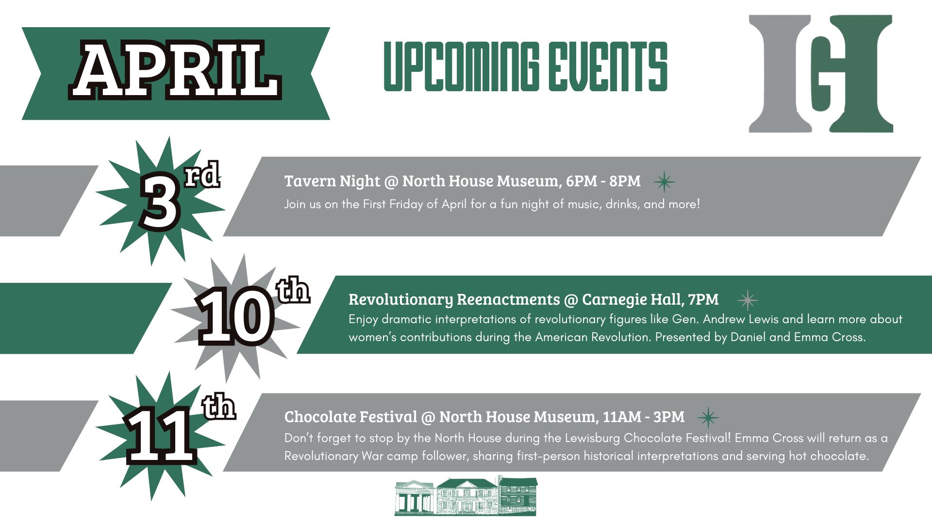 April Calendar of Events